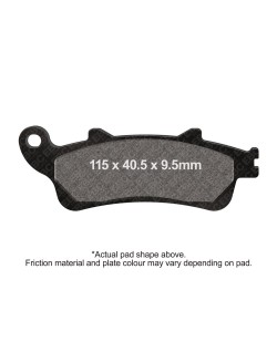 BRAKE PAD CARBON SCOOTER