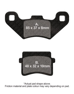 BRAKE PAD CARBON SCOOTER