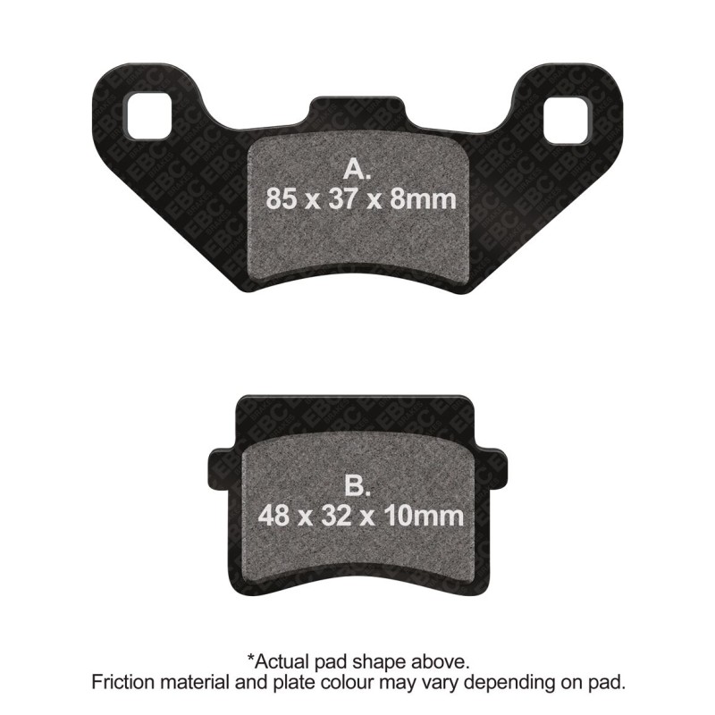 BRAKE PAD CARBON SCOOTER