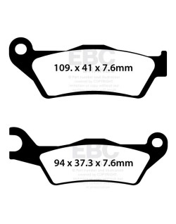 BRAKE PAD SFA ORG SCOOTER