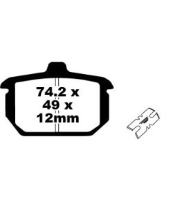 BRAKE PAD SINTERED HH