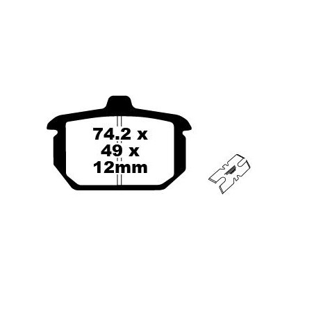BRAKE PAD SINTERED HH