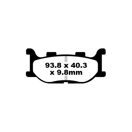 BRAKE PAD HH SINT SCOOTER