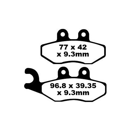 BRAKE PAD HH SINT SCOOTER