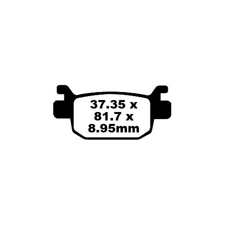 BRAKE PAD HH SINT SCOOTER