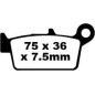 BRAKE PAD HH SINT SCOOTER