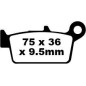 BRAKE PAD HH SINT SCOOTER