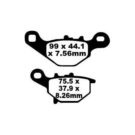 BRAKE PAD HH SINT SCOOTER