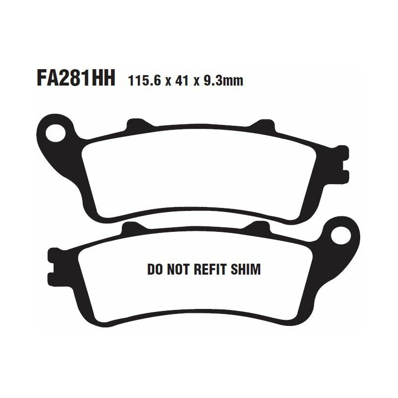 BRAKE PAD HH SINT SCOOTER