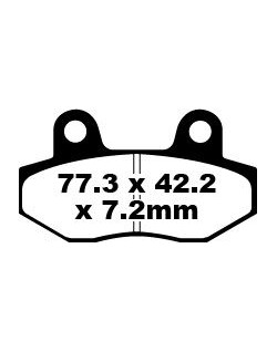 BRAKE PAD SFA ORG SCOOTER