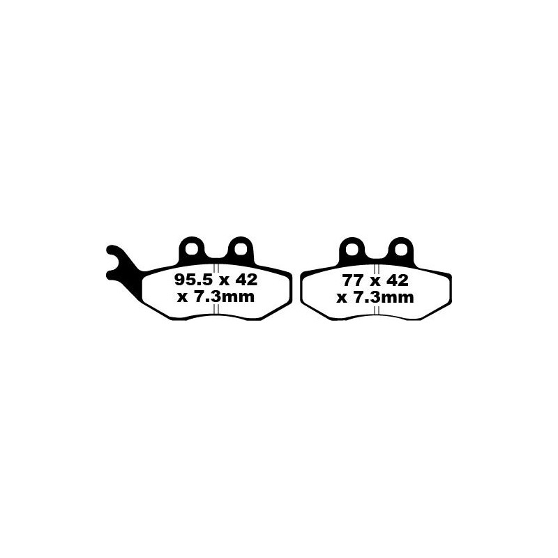 BRAKE PAD SFA ORG SCOOTER