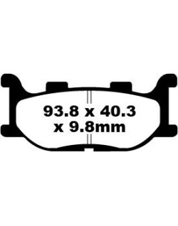 BRAKE PAD SFA ORG SCOOTER