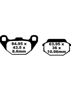 BRAKE PAD SFA ORG SCOOTER