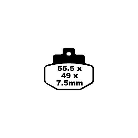BRAKE PAD SFA ORG SCOOTER