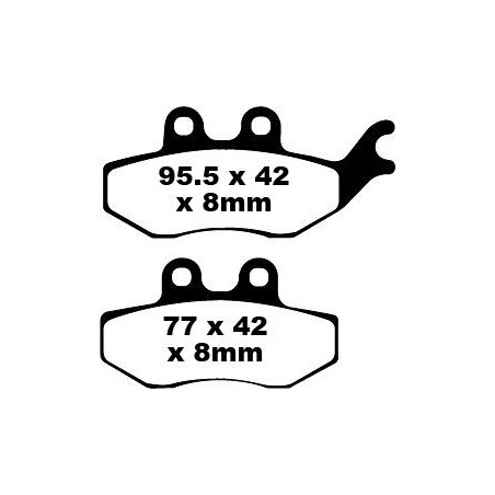 BRAKE PAD SFA ORG SCOOTER