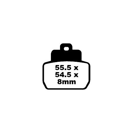 BRAKE PAD SFA ORG SCOOTER