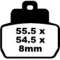 BRAKE PAD SFA ORG SCOOTER