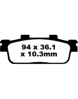 BRAKE PAD SFA ORG SCOOTER