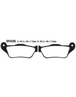 BRAKE PAD SFA ORG SCOOTER