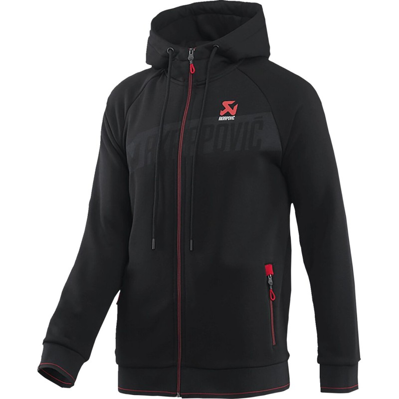 ZIP HOODIE BLACK MEN 3XL