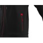 ZIP HOODIE BLACK MEN 3XL