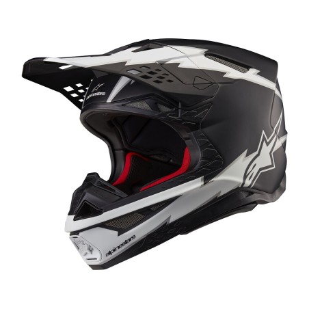 HELMET SM10 AMP BLK/WT S