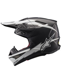 HELMET SM10 AMP BLK/WT S