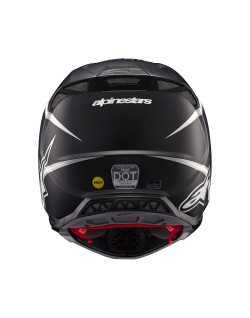 HELMET SM10 AMP BLK/WT S