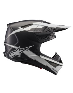 HELMET SM10 AMP BLK/WT S