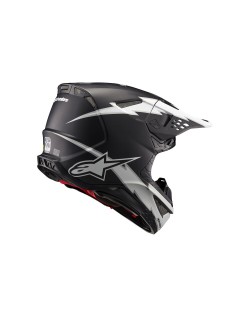 HELMET SM10 AMP BLK/WT M