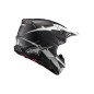 HELMET SM10 AMP BLK/WT M
