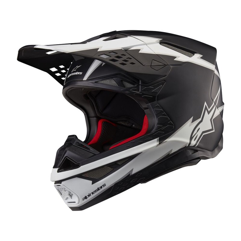 HELMET SM10 AMP BLK/WT L