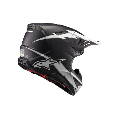 HELMET SM10 AMP BLK/WT XL
