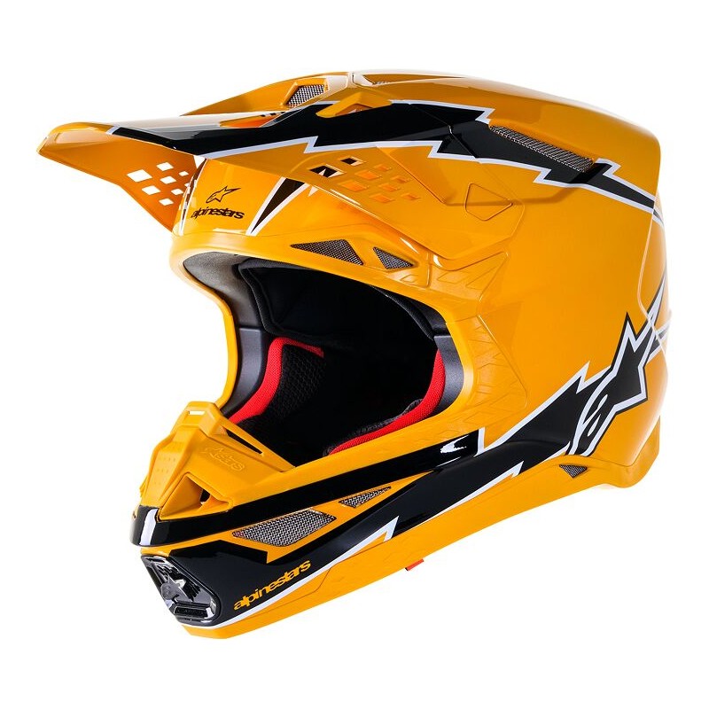 HELMET SM10 AMP BLK/YL L