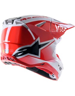 HELMET SM10 UNIT RD/WT M