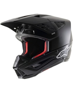 HELMET SM5 SOLID BLACK M