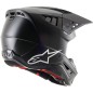 HELMET SM5 SOLID BLACK 2X