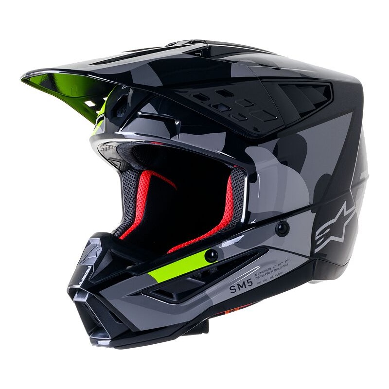 HELMET SM5 ROV2 GY/YLW XS