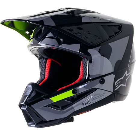 HELMET SM5 ROV2 GY/YLW L