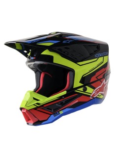 HELMET SM5 ACT2 BK/Y/R S