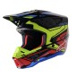 HELMET SM5 ACT2 BK/Y/R M