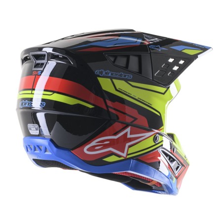 HELMET SM5 ACT2 BK/Y/R L