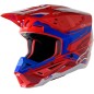 HELMET SM5 ACT2 RED/BL L