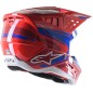 HELMET SM5 ACT2 RED/BL L