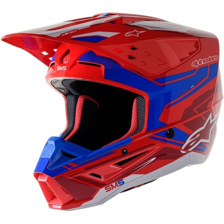 HELMET SM5 ACT2 RED/BL XL