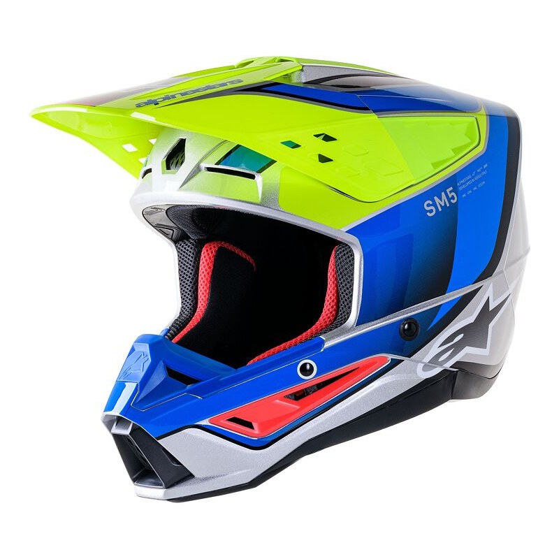HELMET SM5 SAIL YLW/BL XL