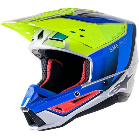 HELMET SM5 SAIL YLW/BL 2X