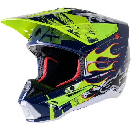 HELMET SM5 RASH NV/YL M