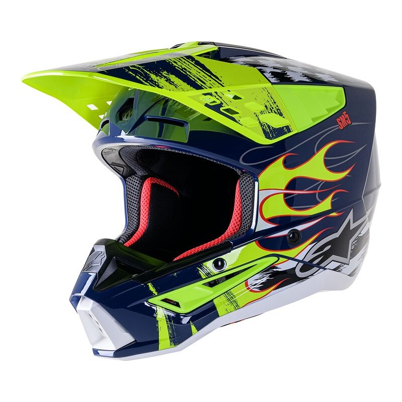 HELMET SM5 RASH NV/YL 2X