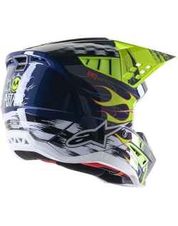HELMET SM5 RASH NV/YL 2X